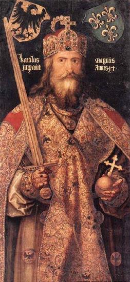 Albrecht Durer Emperor Charlemagne Norge oil painting art